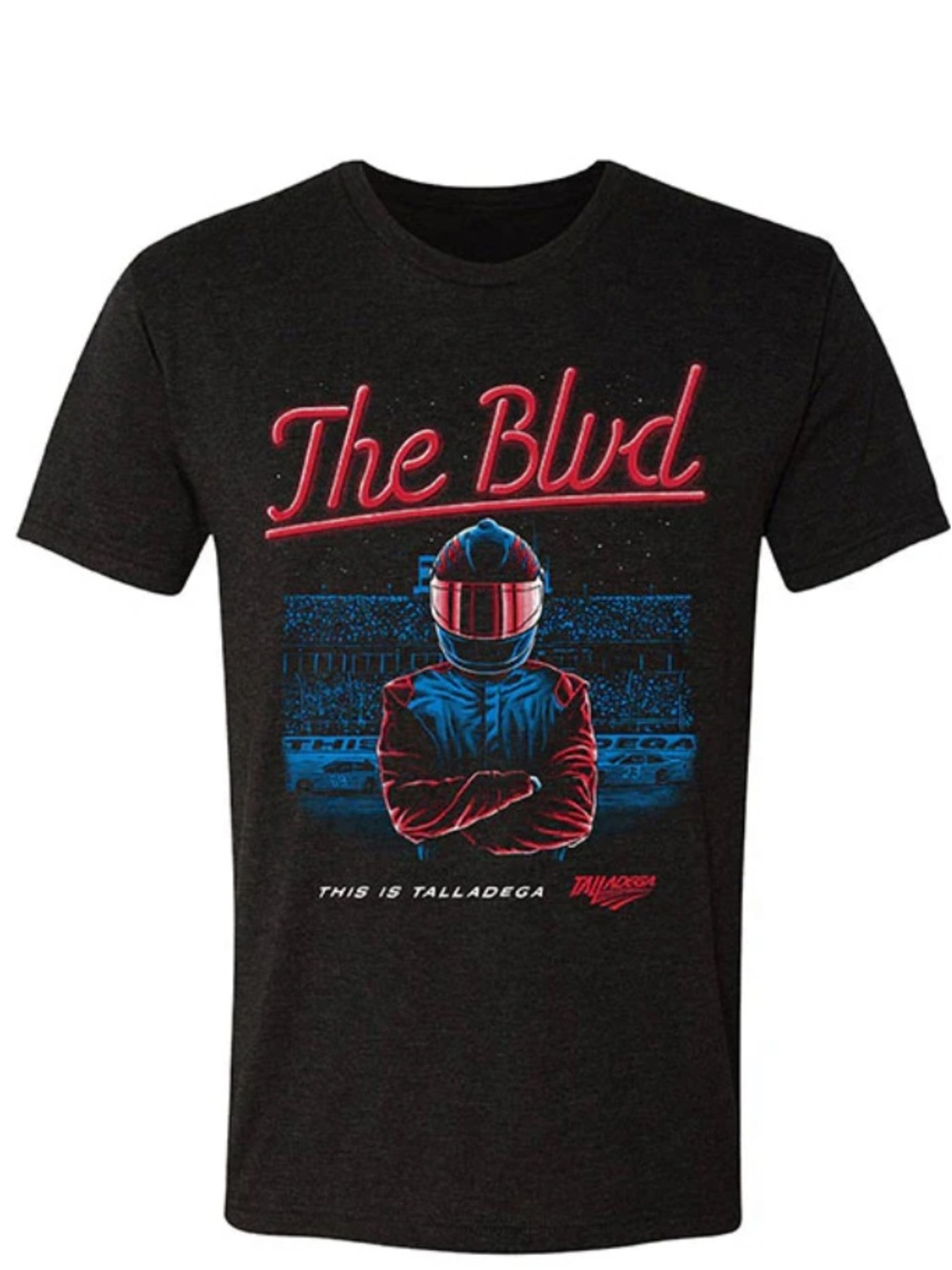 This Is Talladega Black Short Sleeve Nascae The Boulevard Graph Tee Shirt, M
